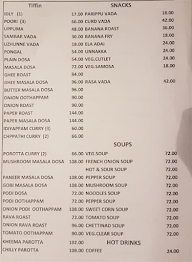 Hotel Aryaas - Pure Veg menu 1