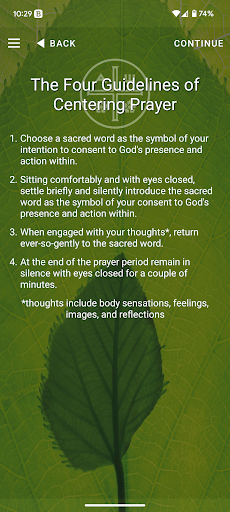 Screenshot Centering Prayer