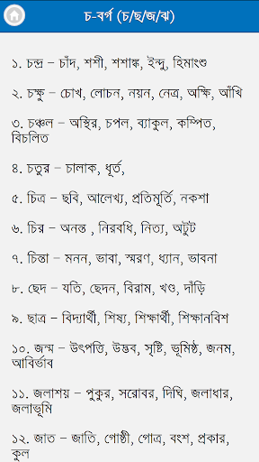 সমার্থক শব্দ – প্রতিশব্দ
