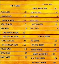 The Night Cafe And Pizza's menu 1