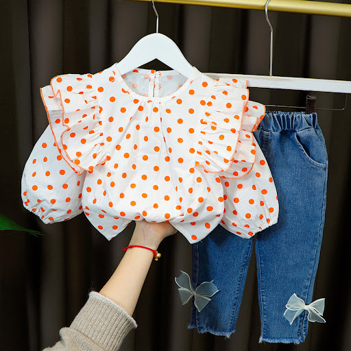 Title 5, Baby Girl Suit Long-sleeved Childrens Clothing...