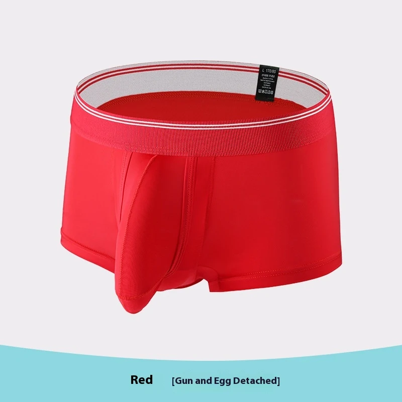 Sous-vêtements en soie glacée pour homme Nouveaux Classiques Grandes tailles Confort respirant Doux Parfait pour le quotidien