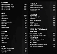 Skye - The Lounge Bar menu 4