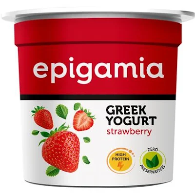 Epigamia Greek Yogurt - Strawberry - 90 gm