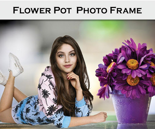 Flower Pot Photo Frame