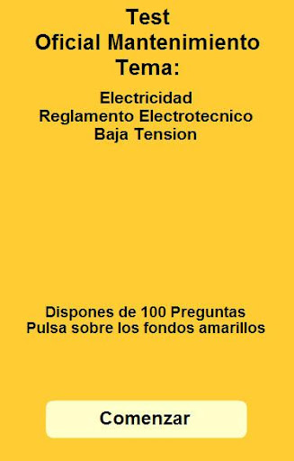 Test sobre Electricidad