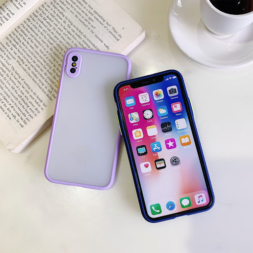 Title 3, Stylish Matte Phone Case with Color Contrast – ...