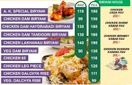 Al Madina Biryani House menu 1