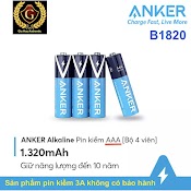 Pin Aaa (3A - Pin Đũa) Anker Alkaline Siêu Bền (Không Phải Pin Sạc)