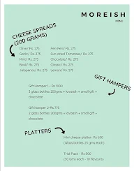 Moreish menu 1