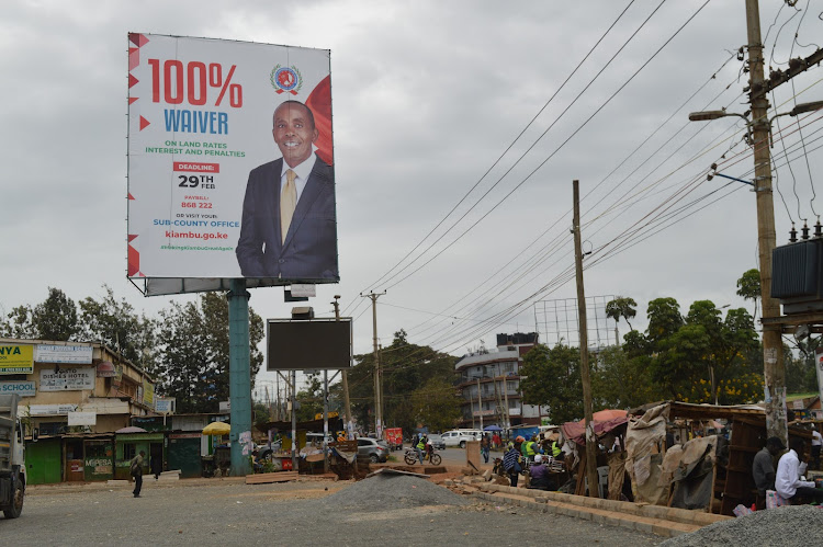 Kiambu county government announces waiver on land rates and penalties