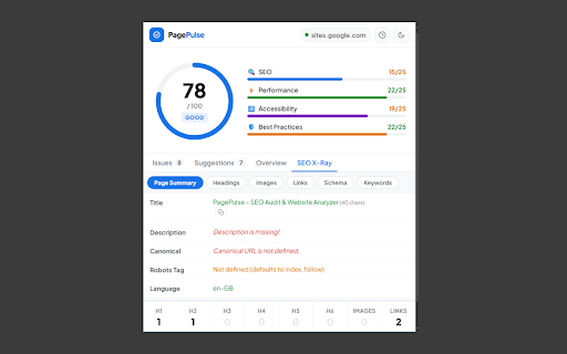 PagePulse – SEO Audit, Performance & Website Analyzer screenshot 6