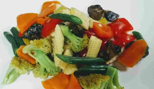 Stir Fried Exotic Veggies Dry