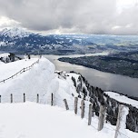 Mount Rigi in Switzerland in Lucerne, Switzerland 