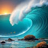 Deep Ocean Waves Wallpaper icon