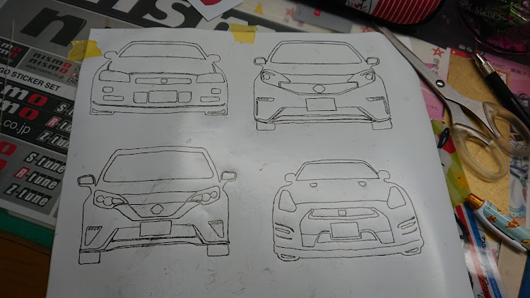 ポムポムnismo🍮さんが投稿した趣味・カッティング・下敷き・ノーニス・GT-Rに関するカスタム事例の投稿画像5枚目