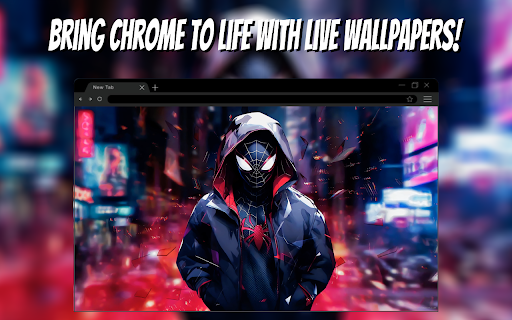 Spider-Man Miles Morales Live Wallpaper New Tab