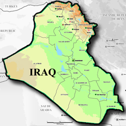 Map of Iraq