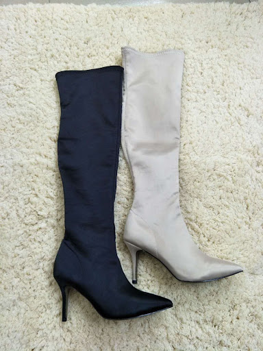 Title 3, New Silk Stiletto Heel Womens Boots offer eleg...
