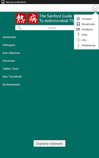 Sanford Guide Antimicrobial Rx