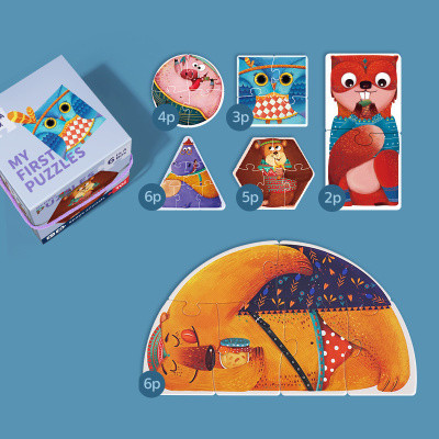 Title 2, Yi Double Sided Childrens Educational Jigsaw P...
