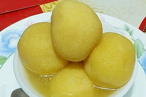 Orange Rasgulla [1 Piece]