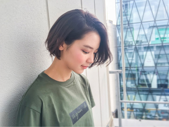 面長さんの似合わせショートヘア コンプレックス解消カタログ 西浦和 さいたま市 すぐの美容室 美容院 ブルースター