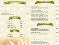 Tasty Shawarma menu 1