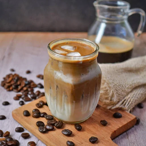 Soya Milk Cold Coffee [450 Ml, 1 Mason Jar]