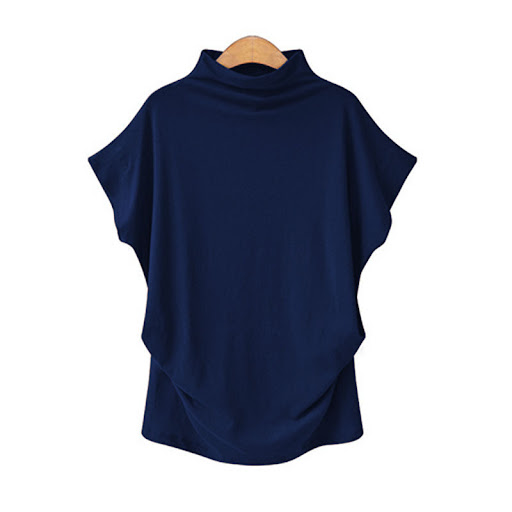 Title 9, Turtleneck Top Bat Sleeve Short Sleeve T-shirt