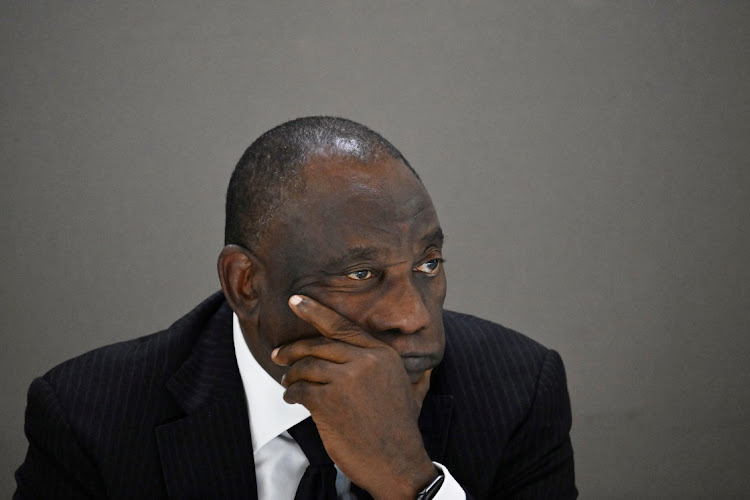 President Cyril Ramaphosa at a working session during the New Global Financial Pact Summit at the Palais Brongniart in Paris, France on June 22 2023.