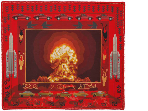 'The End (Birth and Fertility, Good News)', 2008<br />Arraiolos rug<br />173 x 202 cm</a><br />
<a href=