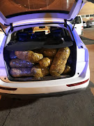 Police confiscated a large consignment of dagga an cash on the N3 in KwaZulu-Natal on Monday.