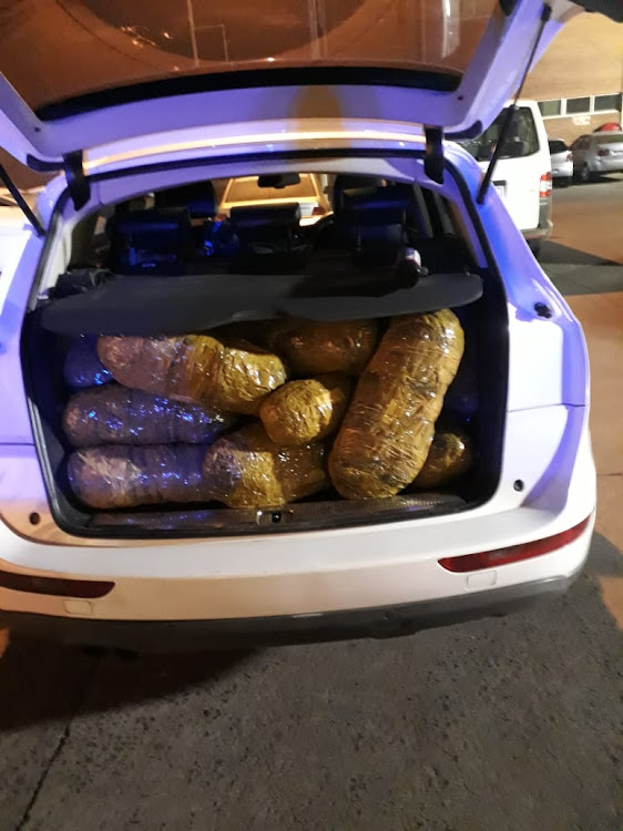 Police confiscated a large consignment of dagga an cash on the N3 in KwaZulu-Natal on Monday.