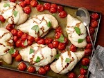 Sheet Pan Caprese Chicken was pinched from <a href="https://www.foodnetwork.com/recipes/food-network-kitchen/sheet-pan-caprese-chicken-3876232" target="_blank" rel="noopener">www.foodnetwork.com.</a>