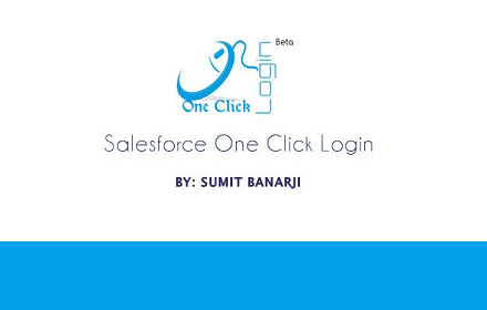 One Click Salesforce Login Preview image 0