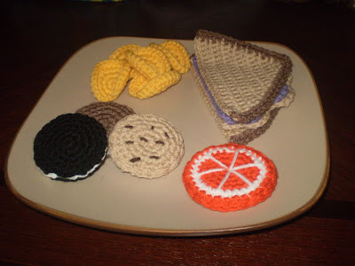 Lunch Playfood Set by Yarning Mama