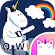 Download Naughty Rainbow Unicorn Keyboard Theme for Girls For PC Windows and Mac 1.0