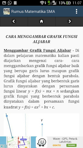 Rumus Matematika SMA Sederajat