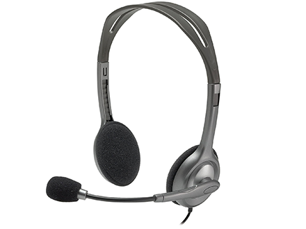 Tai nghe On-ear Logitech H111 (Bạc)