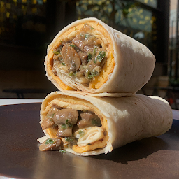 Mushroom & Egg Wrap