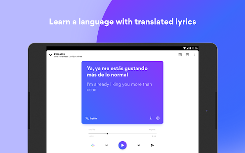 Musixmatch - Lyrics for your music Screenshot