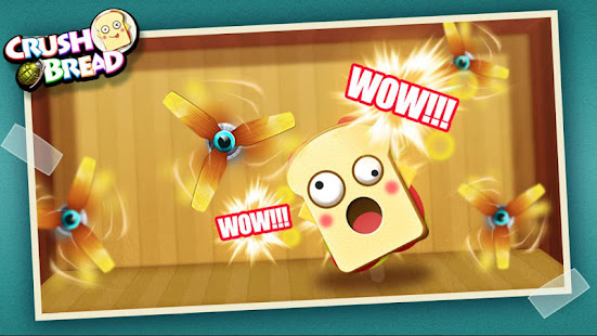 Crush Bread - Kick Food Game 1.0 APK + Mod (Unlimited money / No Ads) for Android