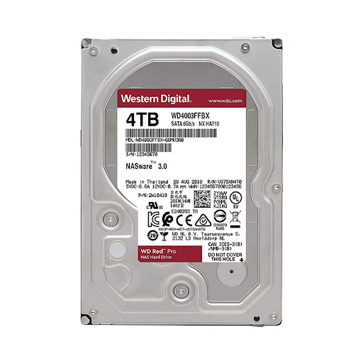 Ổ cứng HDD WD Red Pro 4TB 3.5" SATA 3 128MB Cache 7200RPM (WD4003FFBX)