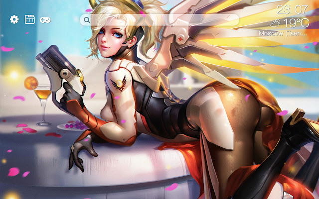 Overwatch HD new free tab theme