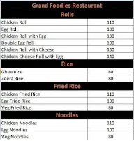 Grand Foodies Restaurant menu 4