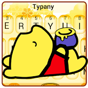 Cute Yellow Bear Keyboard Theme  Icon