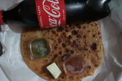 2 Egg Paratha With Coke [250 Ml]