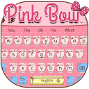 ダウンロード Pink Cute Tie  Keyboard Theme をインストールする 最新 APK ダウンローダ