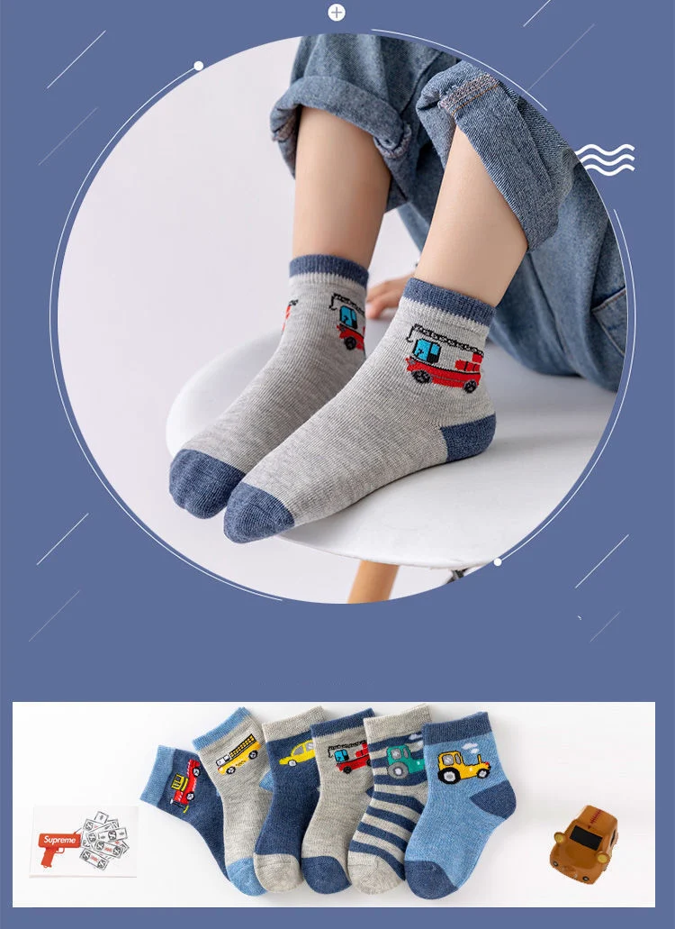 Title 2, Baby cotton socks for boys and girls, breathabl...